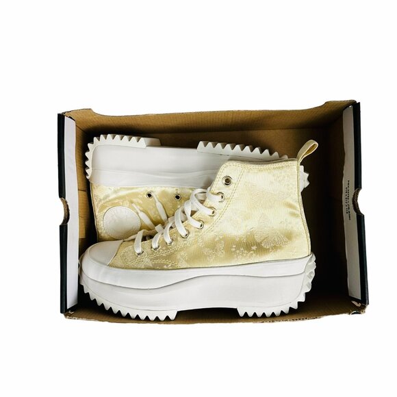 ⭐Rare Converse Run Star Hike Hi Platform Sz 8 Womens Shoes Satin Sneaker A06828C - Picture 13 of 14